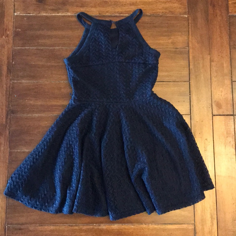 Jenna & Jessie - navy size 10 girls dress - Picture 2 of 5